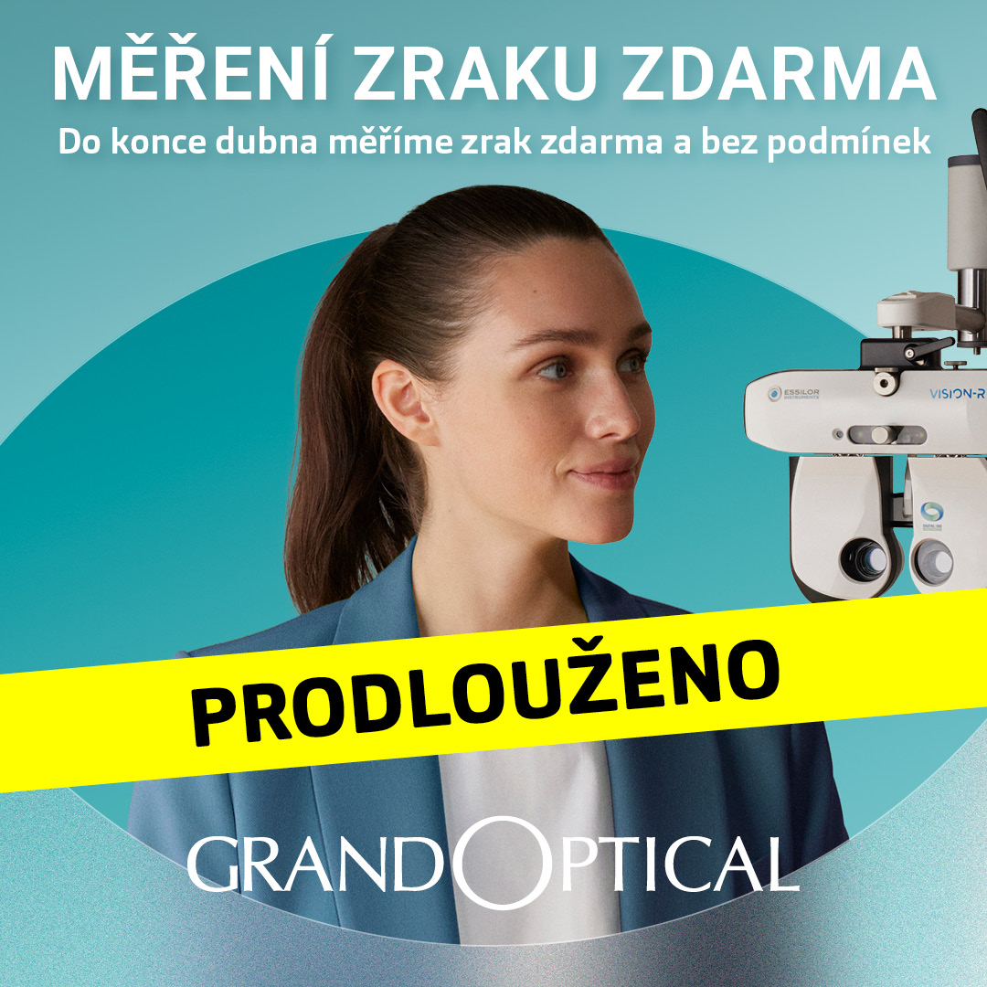 Měření zraku zdarma v GrandOptical!