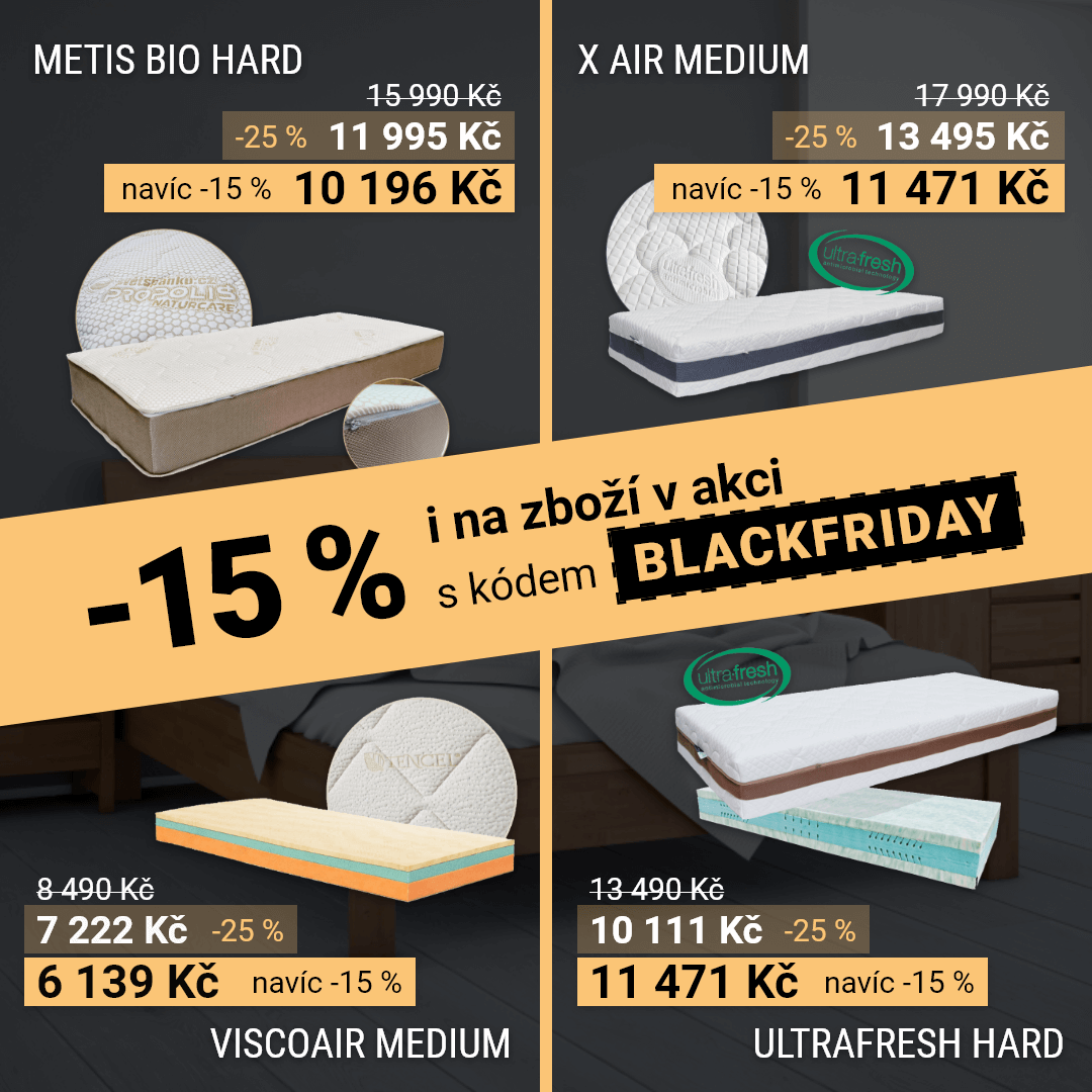 Black Friday ve Světspánku.cz