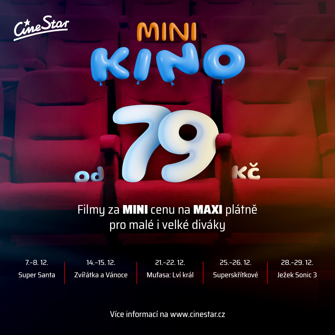 Prosincové MINI kino v multikině CineStar